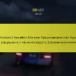 Forza Horizon 5 Forzathon Магазин Предизвикателства: Критерии за завършване, Нива на наградите, Времеви ограничения